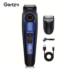 TEMU Men's Multifunctional Electric Trimmer, Suitable For Trimming Beard, Chest Hair And Body Hair, Usb Portable Charging, Adjustable Length, Ideal Gift , Father's Day Gift