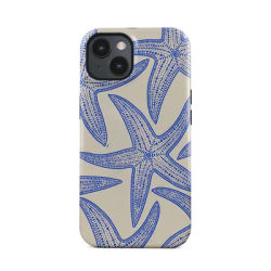 Magnetic Phone Case for IPHONE 16ProMax 15 14 13 12 11 X XS PRO Plus Starfish pattern Hard Acrylic Shockproof Cover Funda