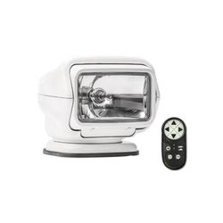 GoLight Stryker ST Series 225000 Candela Halogen Portable Magnetic Searchlight w/ Wireless Handheld Remote White 30002ST