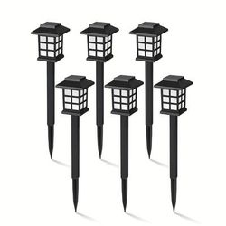 TEMU Solar Pathway Lights Outdoor - Solar Powered Lights, Auto-, Ip44, Solar Powered Landscape Path Lights For Path, Fence, Deck, Yard, Steps, And Stair Railing, Ramadan, Easter, Decorations