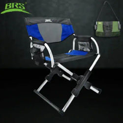 BRS - D3A outdoor aluminum alloy fishing chair folding beach chair stool