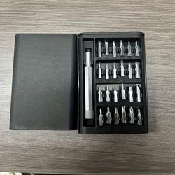 TEMU 25-in-1 Precision Screwdriver Set, Multifunctional Repair Tool Kit For Mobile Phones And Tablets, Durable Plastic, Uncharged - Includes Screw Heads, Mobile Phone Repair Ki