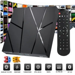 XGODY T95 Android TV Box with Netflix 6K Ultra HD Google Certified Dolby Vision HDR10+ 4GB 128GB WiFi6 Streaming Media Device