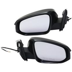JC Whitney Mirror Textured Black, Driver & Passenger Side, 1-year limited warranty SET-JTY141ER