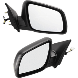 JC Whitney Mirror Textured Black, Driver & Passenger Side, 1-year limited warranty SET-JMT26ER