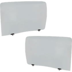 JC Whitney Door Glass, Rear, Driver & Passenger Side, 1-year unlimited-mileage warranty SET-JRT48130047