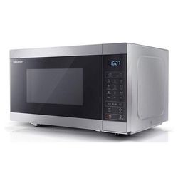 TEMU Sharp Silver 28l 900w Microwave With 1100w Grill And Touch Control