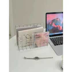 Ins Minimalist Wrought Iron Storage Rack Desktop Organizing Storage Rack File Rack Book Rack Multifunctional Storage Rack