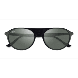 Unisex s round Black Acetate Prescription sunglasses - Eyebuydirect s Ray-Ban RB2215