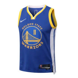 Nike Basketball Jersey Men Breathable Loose-fit Adjustable Embroidered Sleeveless Basketball Jersey Blue