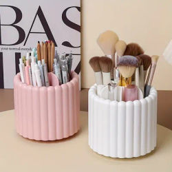 Modern Minimalist 360° Rotating Desk Organizer Pen Holder - Space-Saving, Multi-Functional Office Supplies - for Home & School