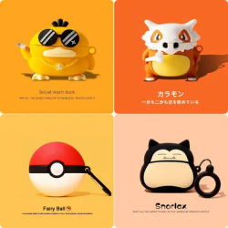 Pour étui Samsung Galaxy Buds 3 3 Pro, housse de protection antichoc en Silicone pour écouteurs Pokemon Ball pour enfants garçons filles