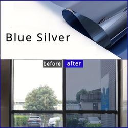 TEMU 1pc Window Film, Used For Privacy And Sun Protection - Control Temperature Adhesive Film, Pvc Material, Suitable For Home, Office, Restaurant Or, Fil