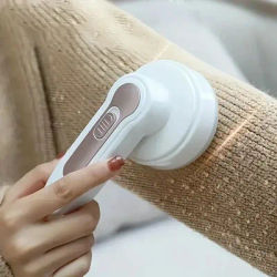 Rechargeable electric hair remover and portable shaver, suitable for clothing, furniture, and carpets.