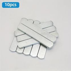 TEMU Of Weight Plates For Fitness, Each Weighing 200 Grams, Suitable As Weighted Accessories To Enhance , Designed To Be Used As Padding In Clothing And Leggings, Rectangular Metal Plates.