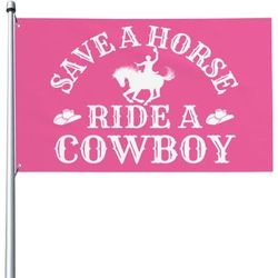 "TEMU " Pink Flag - 3x5ft Polyester Outdoor Banner, Home & Yard Decor"