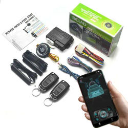 Pulsante universale per auto Start Stop Sistema di avviamento ingresso senza chiave Telefono cellulare APP Bluetooth PKE Accensione telecomando Allarme auto