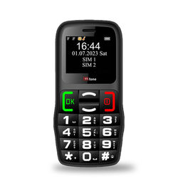 TEMU Ttfone Tt220 Mobile Phone For The Elderly With Emergency Assistance Button, Talking Keys, Long , Torch, Simple With Usb Cable Vodafone Pay As