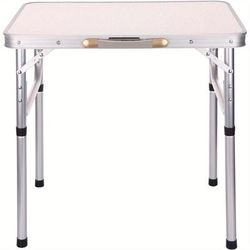 TEMU 44.5x57x60cm Small Folding Tables Picnic Table Aluminium Camping Table Garden Table For Indoor Ou E Party And Camping
