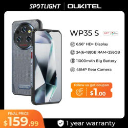 Oukitel WP35 S Rugged phone 24GB(6+18)+256GB 11000mAh phones androids NFC rugged Smartphone Business phone
