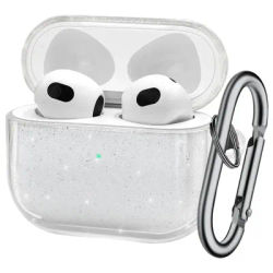 Étui pour écouteurs Airpods Pro 2 2022 2e génération, étui souple en TPU à paillettes scintillantes