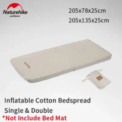 Naturehike 1-2 Person Sleeping Mat Bedspread Ultralight Cotton Breathable Mattress Cover Bedroom Rest Outdoor Travel Air Cushion