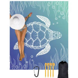 210x200cm Picnic Mat Waterproof and Sand-proof Beach Mat Portable Lightweight Blanket Camping Supplies Outdoor Camping Picnic