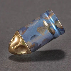 Titanium Alloy Split Bullet Knife Bead Paracord EDC Military Fan Couple Necklace Bracelet Pendant Camping Survival Gadgets