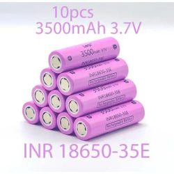 100% original lithium-ion rechargeable battery, 18650 3500mAh, 3.7V 25A, discharge INR18650 3500mAh, strong light flashlight. Po