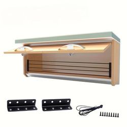 TEMU Rv Hanging Cabinet Protection Fence, Metal Material, 236-inch Elastic Rope, Suitable For Rv, Trailer Modificatio