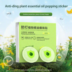 6/10pcs Anti-Mosquito Patch Plant Essential Oil Universal Long-Acting Portable For Adult Babies Mosquito Paste Non-Irritating