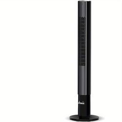"TEMU Tower Fan For Bedroom, 85° Oscillating Bladeless Fan, Standing Fans With Touch Led Display, 12h Timer, 3 3 Max 26ft/ S, 43" Cooling Quiet Floor Fan For Home Office"