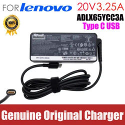 Original 65W 20V 3.25A Type C AC Adapter Laptop Charger for Lenovo ThinkPad 25 S1 2018 X380 yoga s2 2017/2018 X280 L380
