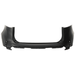 Replacement Bumper Cover Primed, Rear, Upper, 1-year unlimited-mileage warranty RF76010046P