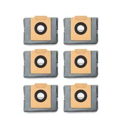 6-Pack Large Capacity Anti-Bacterial and Deodorizing Dust Bags, Compatible with eufy Clean X8 Pro with Self-Empty Station 1 Kit