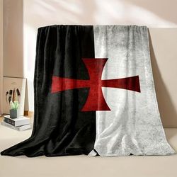 TEMU Medieval European Pattern Warm And Cool Blanket