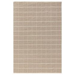 Tappeto di lana taupe 120x170