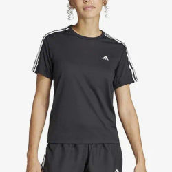 Adidas Official Genuine 2024 Summer New Women's Running Fitness Short Sleeve T-Shirt IQ3875