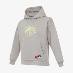 Nike Official Genuine 2025 Spring Kids' Warm Printed Fleece Basketball Sweatshirt HF8158-009