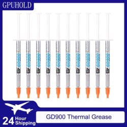 GPUHOLD 1pcs 10pcs GD900 CPU cooler Thermal Grease Paste CPU VGA LED LCD Cooling fan Heatsink For PC Water Cooler CPU Cooler