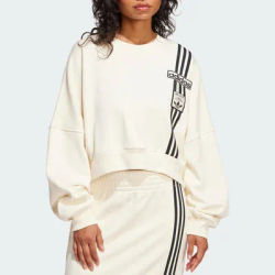 Adidas Official Authentic New Women's Loose Fashion Print Hoodie Sweatshirt JD0084
