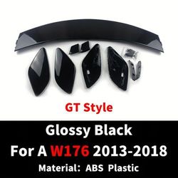 TEMU For Mercedes-benz A W176 W177 2013-2022 Model A45 Rear Wing Decoration Replacement Part