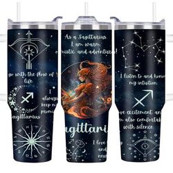 TEMU 40oz Stainless Steel Constellation Coffee Mug - Zodiac Astrology Tumbler, Double Wall Vacuum Insulated, Leakproof, Bpa-free, Ideal For Christmas, Valentine's, Day, Father's Day Gifts, Round Shape