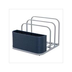 Sunjoy Group Rust-Proof Aluminum Pool Float Storage Rack (Navy)