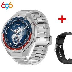 Smartwatch S6Pro da 1,62 con Bluetooth, fitness tracker per uomo, con bussola, contapassi, promemoria chiamate e messaggi, monitoraggio del sonno, assistente vocale, impermeabile IPX, compatibile con Android e iOS.