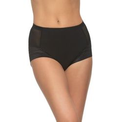 Plus Size Women's Marvelous Seamless Side-Smoothing Panty by Paramour by Felina in Black Blk (Size XL)