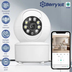 Telecamera di sicurezza WIFI wireless 1080P CCTV domestico baby monitor visione notturna a colori