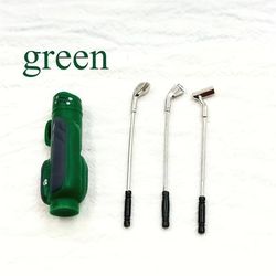 TEMU Mini Golf Clubs 1/6 1/12 Dollhouse Toys, Mini Sets, Decorated Dollhouse Sports Golf Miniature Scenes, Suitable For Gifts