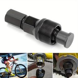 TEMU 1pc Bike Bicycle Crankset Crank Arm Puller Remover Repair Removal Wrench Tool Black