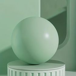 "TEMU Advanced Pilates Ball - 9.84" Mini Ball For Core Strengthening, Body Shaping, And Sensory Training, Durable Pvc Material, Compact Home Workout Design, Green, Sensory Training | Durable Pvc Bal"